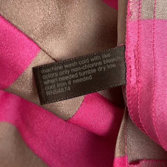 THE LIMITED PINK & TAN STRIPED TOP - Picture 7 of 8